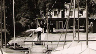 Foto: Aufstockung des Hauses 1966