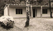 Foto: Das Bootshaus im Oktober 1954